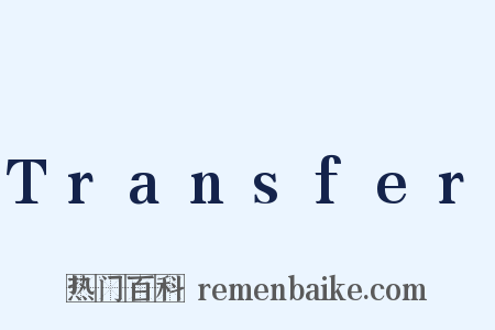 Transfer是什么意思的图片